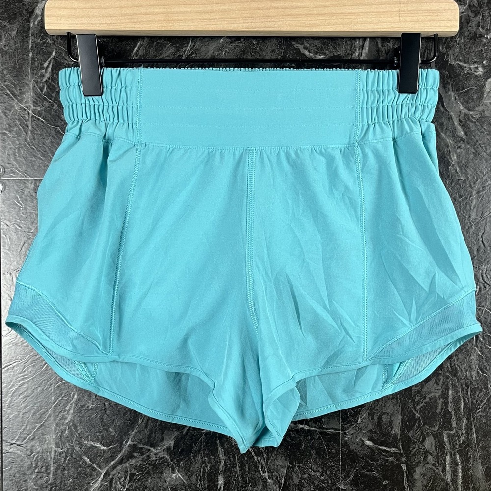 Lululemon Women's Blue Hotty Hot Running Shorts Size 4